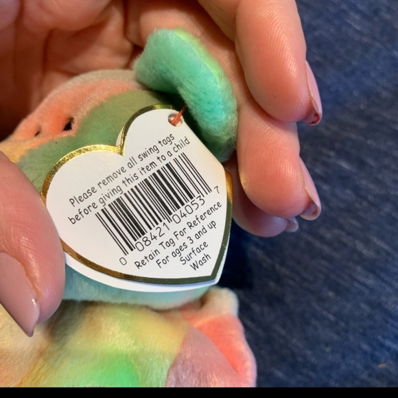 **RARE BEANIE BABY** PEACE BEAR. EXCELLENT CONDITION! - Picture 3 of 7